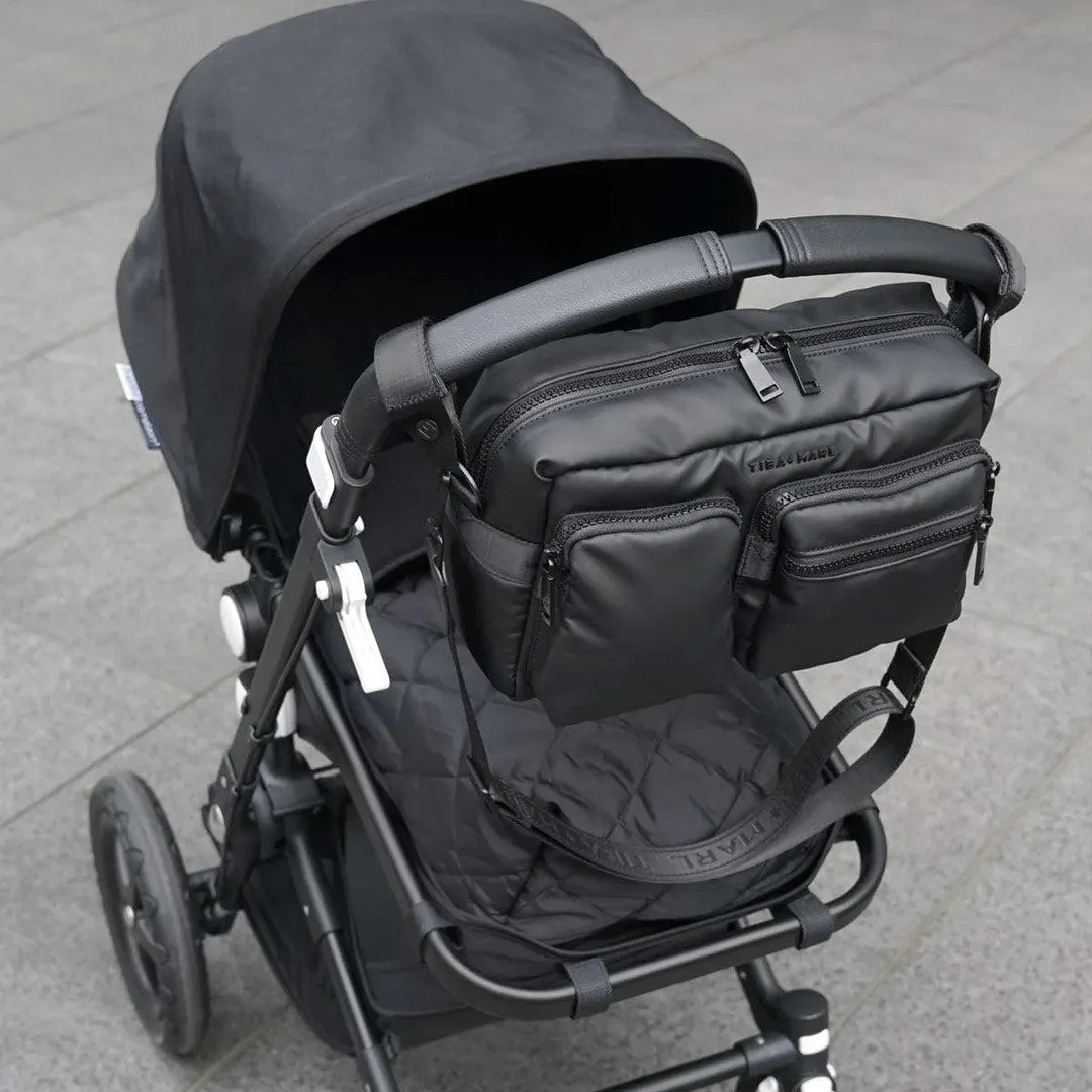 Tiba   Marl Axel Buggy Organiser / Changing Bag - Black