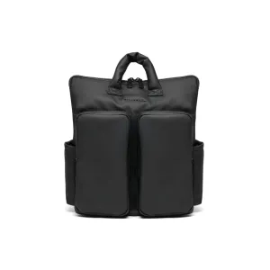 Tiba   Marl Ozzy Changing Tote - Matte Black